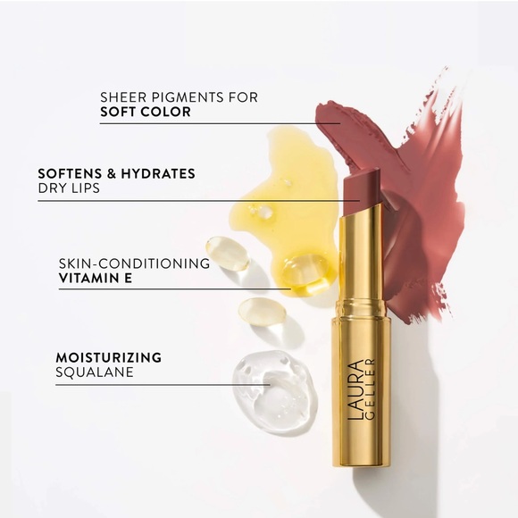 🆕 Laura Geller Jelly Balm Hydrating Lip Color ‘In The Buff’ Neutral Pink - Picture 5 of 8